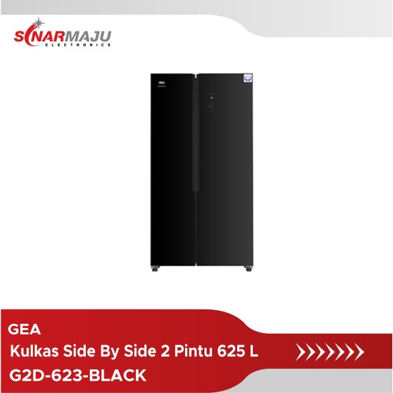 Kulkas Side By Side GEA 625 Liter G2D-623-Black