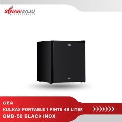KULKAS PORTABLE 1 PINTU 46 LITER GEA GMB-5 Black Inox