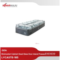 Minimarket Cabinet GEA Head Glass Door Island Freezer 745 Liter LYCASTE-185