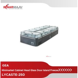 Minimarket Cabinet GEA Head Glass Door Island Freezer 1105 Liter LYCASTE-250