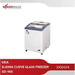 GEA SLIDING CURVE GLASS FREEZER SD-165