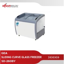 GEA SLIDING CURVE GLASS FREEZER SD-260BY