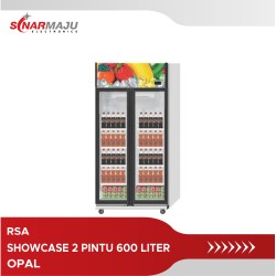 Showcase 2 Pintu RSA 600 Liter Display Cooler OPAL