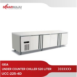 Stainless Steel Under Counter Chiller 520 Liter UCC-225-4D