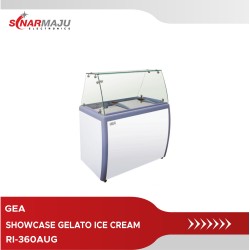 Showcase Gelato Ice Cream GEA Scooping Cabinet 5 Bin (Rectangble Bin) RI-360AUG