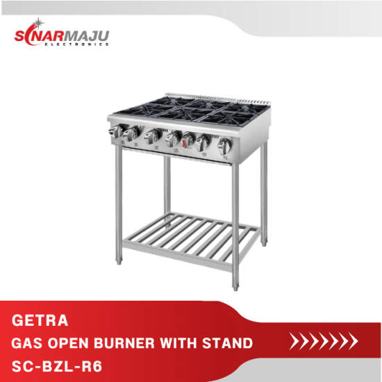 GAS OPEN BURNER WITH STAND GETRA SC-BZL-R6