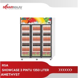 Showcase 3 Pintu RSA 1350 Liter Display Cooler AMETHYST
