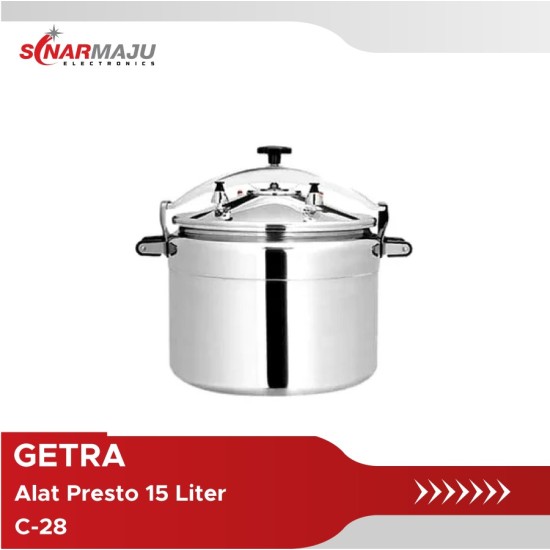Commercial Pressure Cooker 15 Liter Getra Alat Presto C-28