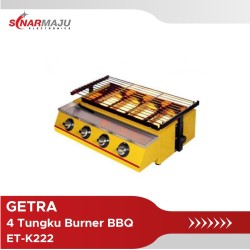 Kompor Gas Panggang Getra 4 Tungku BBQ ET-K222