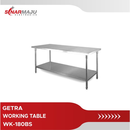 Working Table Getra With Backsplash WK-180BS