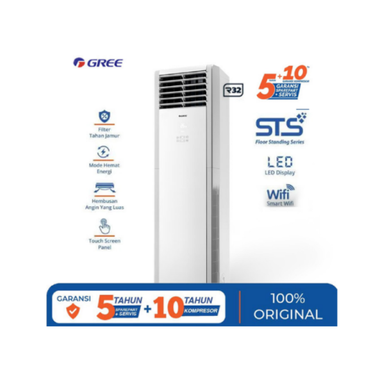 AC Floor Standing 5 PK GREE GVC-48STS (S) (Unit Only)