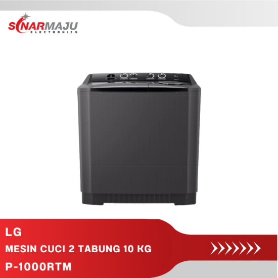 Mesin Cuci 2 Tabung LG 10 Kg P-1000RTM