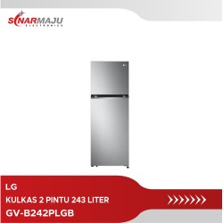 Kulkas 2 Pintu LG 243 Liter GV-B242PLGB