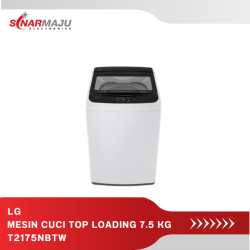 Mesin Cuci 1 Tabung LG 7.5 Kg Top Loading Non Inverter T2175NBTW