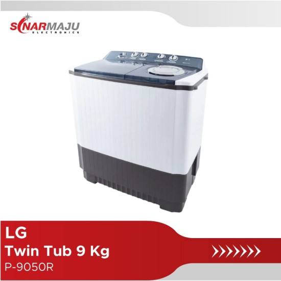 Mesin Cuci 2 Tabung LG 9 Kg Twin Tub P-9050R