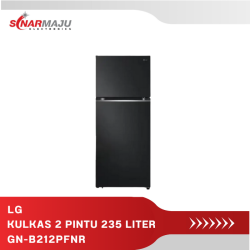 Kulkas 2 Pintu LG 235 Liter GN-B212PFNR