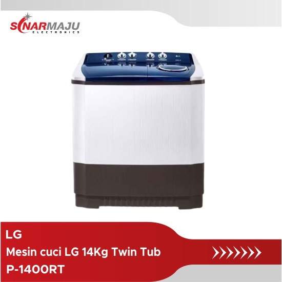 Mesin Cuci LG 14kg, Twin Tub P-1400RT