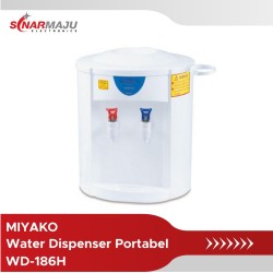 Water Dispenser Miyako Galon Atas Portable WD-186-H