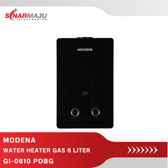 WATER HEATER GAS MODENA 6 LITER GI-0610 PDBG