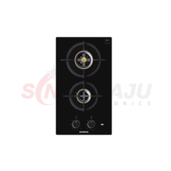 Gas Hob 2 Tungku MODENA Kompor Tanam BH-1325-BDBK