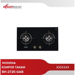 Gas Hob 2 Tungku MODENA Kompor Tanam BH-2725-GAB