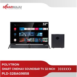 LED TV 32 Inch Polytron HD Smart TV Soundbar LED PLD-32BAG9858