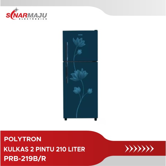 Kulkas 2 Pintu Polytron 210 Liter PRB-219B/R