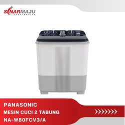 Mesin Cuci 2 Tabung Panasonic 8 Kg Twin Tub NA-W80FCV3/A
