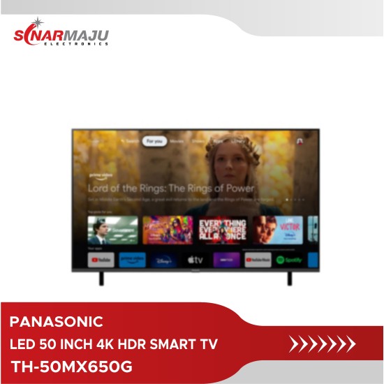 LED TV 50 Inch Panasonic 4K HDR Smart TV TH-50MX650G
