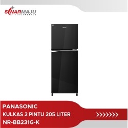 Kulkas 2 Pintu Panasonic 205 Liter Prime Fresh NR-BB231G-K
