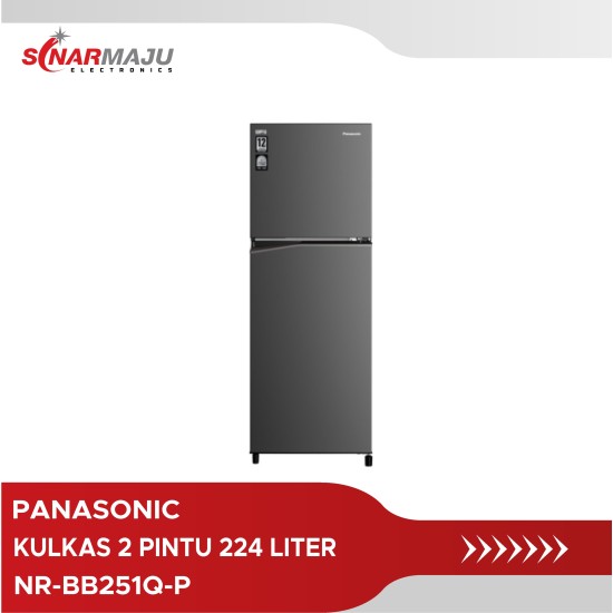 Kulkas 2 Pintu Panasonic 224 Liter Prime Fresh NR-BB251Q-P