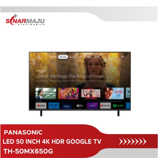 LED TV 50 Inch Panasonic 4K HDR GOOGLE TV TH-50MX650G