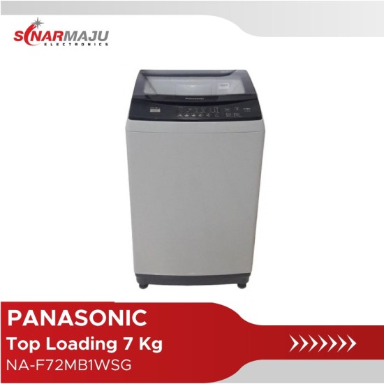 Mesin Cuci 1 Tabung Panasonic 7.2 Kg Top Loading NA-F72MB1WSG
