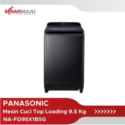 Mesin Cuci 1 Tabung Panasonic 9.5 Kg Top Loading NA-FD95X1BSG