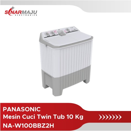 Mesin Cuci 2 Tabung Panasonic 10 Kg Twin Tub NA-W100BBZ2H