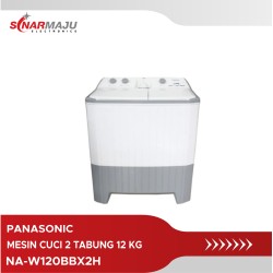 Mesin Cuci 2 Tabung Panasonic 12 Kg Twin Tub NA-W120BBX2H