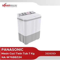 Mesin Cuci 2 Tabung Panasonic 7 Kg Twin Tub NA-W76BBZ2H