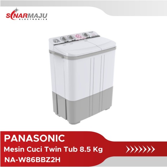 Mesin Cuci 2 Tabung Panasonic 8.5 Kg Twin Tub NA-W86BBZ2H