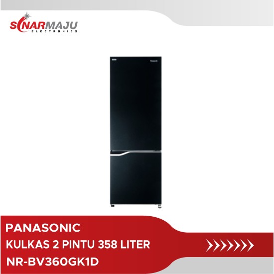 Kulkas 2 Pintu Panasonic 358 Liter NR-BV360GK1D