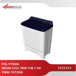 MESIN CUCI 2 TABUNG POLYTRON 7 KG TWIN TUB PWM-7073DB