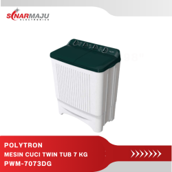 MESIN CUCI 2 TABUNG POLYTRON 7 KG TWIN TUB PWM-7073DG