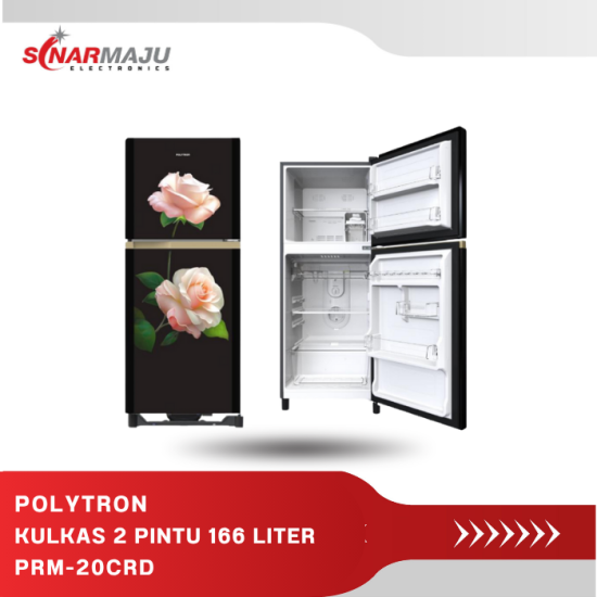 Polytron Kulkas 2 Pintu 160 liter PRM-20CRD Polytron Kulkas 2 Pintu 160 liter PRM-20CRD