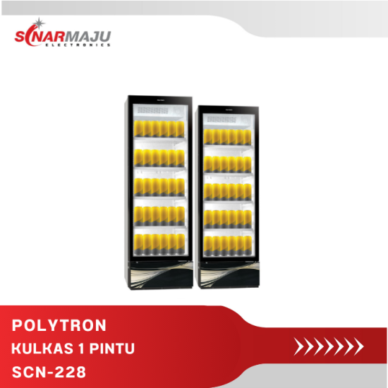 Showcase 1 Pintu Polytron 230 Liter SCN-228
