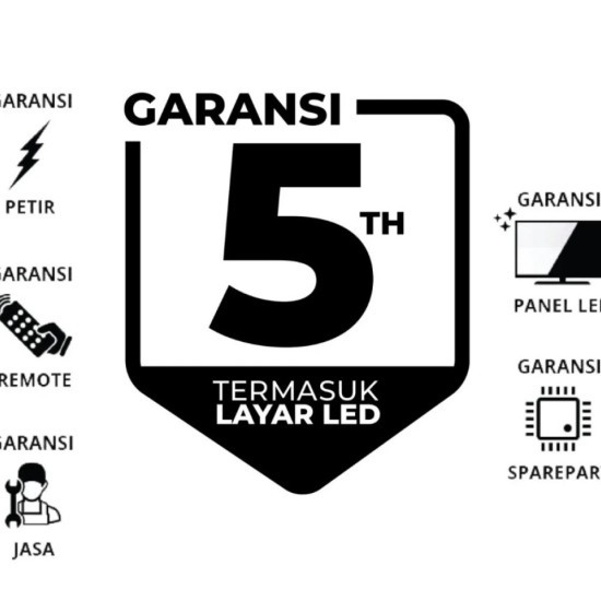 LED TV 50 INCH POLYTRON GOOGLE TV 4K UHD PLD-50UG3059