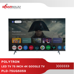 LED TV 75 Inch Polytron Google TV 4K UHD PLD-75UG5059
