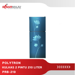 Kulkas 2 Pintu Polytron 210 Liter PRB-219B/R