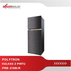 Kulkas 2 Pintu Polytron 210 Liter PRB-219B/R