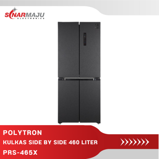 KULKAS SIDE BY SIDE POLYTRON 460 LITER PRS-465X