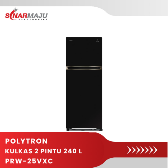 Kulkas 2 Pintu Polytron 240 Liter PRW-25VXC