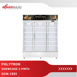 Showcase 3 Pintu 1112 Liter Display Cooler Polytron SCN-1301